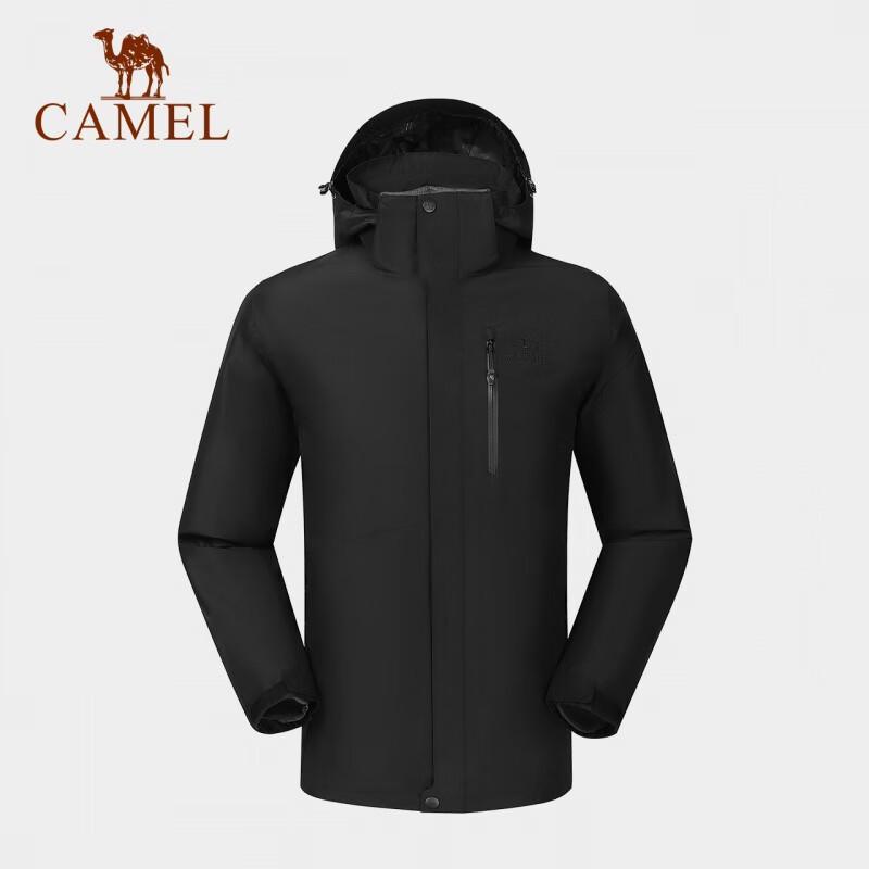 CAMEL Men s 3-in-1 Detachable Down Outdoor Jacket