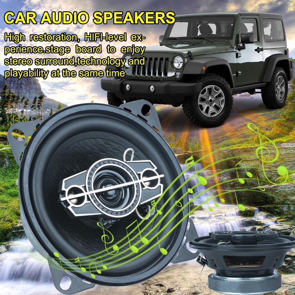 2 Stücke 4 Zoll 160W (2 x 80 W) 4-Wege-Auto-HiFi-Koaxiallautsprecher Autotür Auto Audio Musik Stereo Vollständige Palette Frequenz Lautsprecher