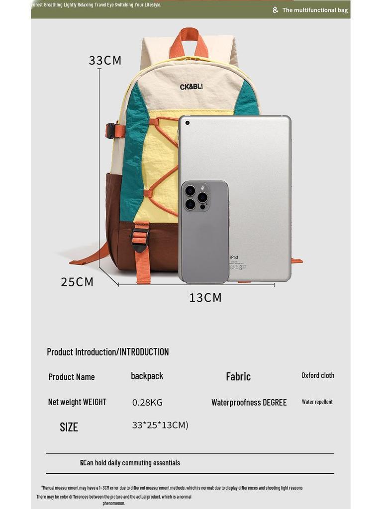 Lightweight Outdoor Sports Backpack: Versatile Bag for Cycling, Hiking, Commuting, and School