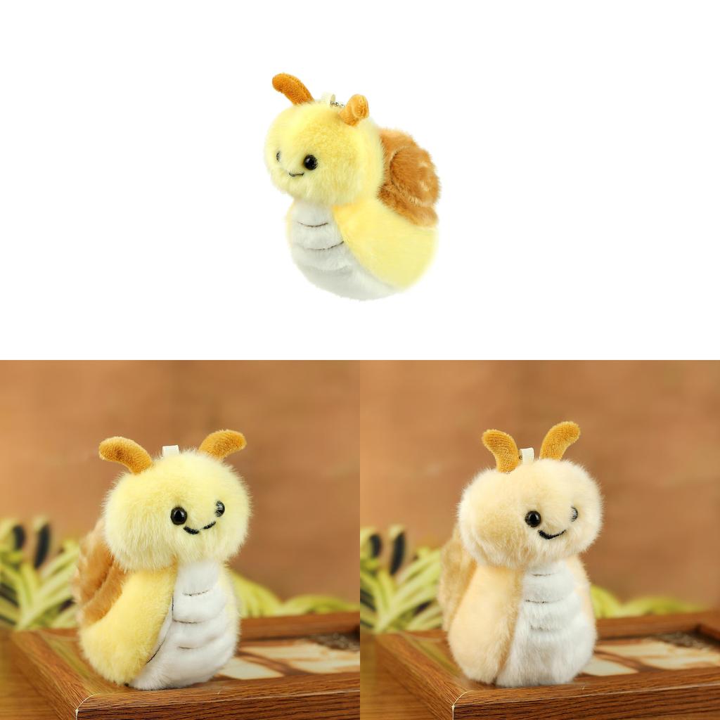 Cute Snail Plush Keychain With Pp Cotton Filling For Girls And Boys Gift