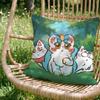 Popular Ffabulous Beastsing Cushion Cover Versatile DoubleSided Pillow Case Fit for Sofa Bed Car  Daily Decor