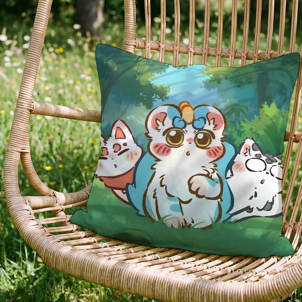 Popular Ffabulous Beastsing Cushion Cover Versatile DoubleSided Pillow Case Fit for Sofa Bed Car  Daily Decor