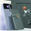 For Samsung Galaxy Z Flip4 5G Case Ring Holder Kickstand PC Phone Cover