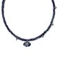 Nff Braided Charm Necklace-Blue
