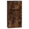 VidaXL Buffet haut Chêne fumé Bois d'ingénierie 3185356