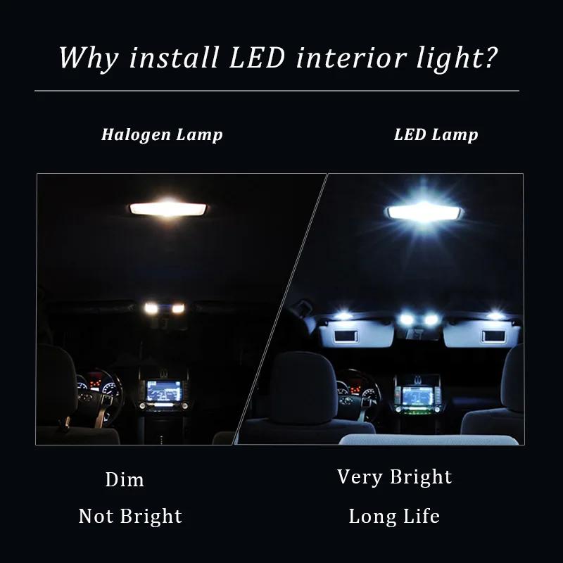 LED Interior Map Dome Trunk Light Ceiling Bulbs Kit For Jeep Wrangler YJ TJ JK 1987- 2014 2015 2016 2017 2018 Car Accessories