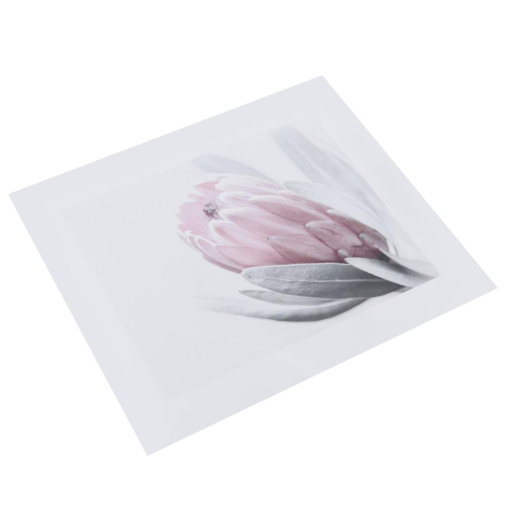 Rahmenloses rosa Blumen Leinwand Wanddekoratives Bild für Schlafzimmer Wohnzimmer Büro Küche