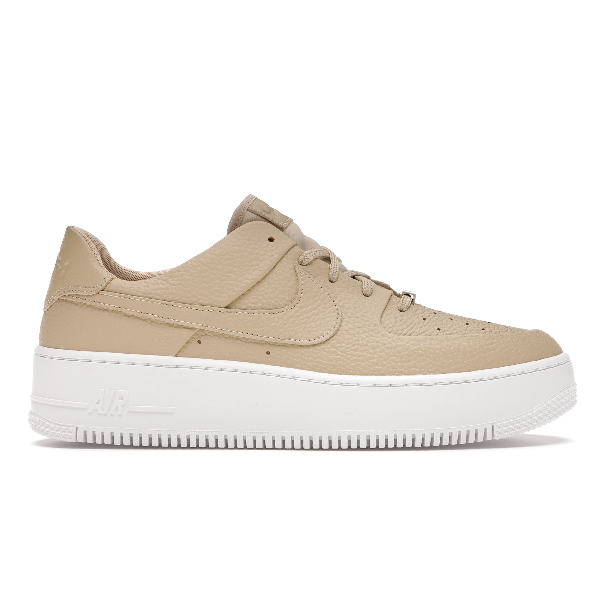 

Nike Женские кроссовки Air Force 1 Sage Low 2 Desert Ore Коричнево-белые CT0012-200