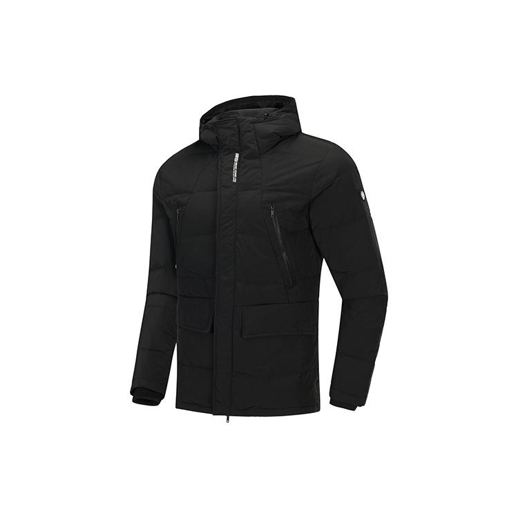 Li Ning Basketball Collection Down Jacket Men s Black AYMP051-2 XXL