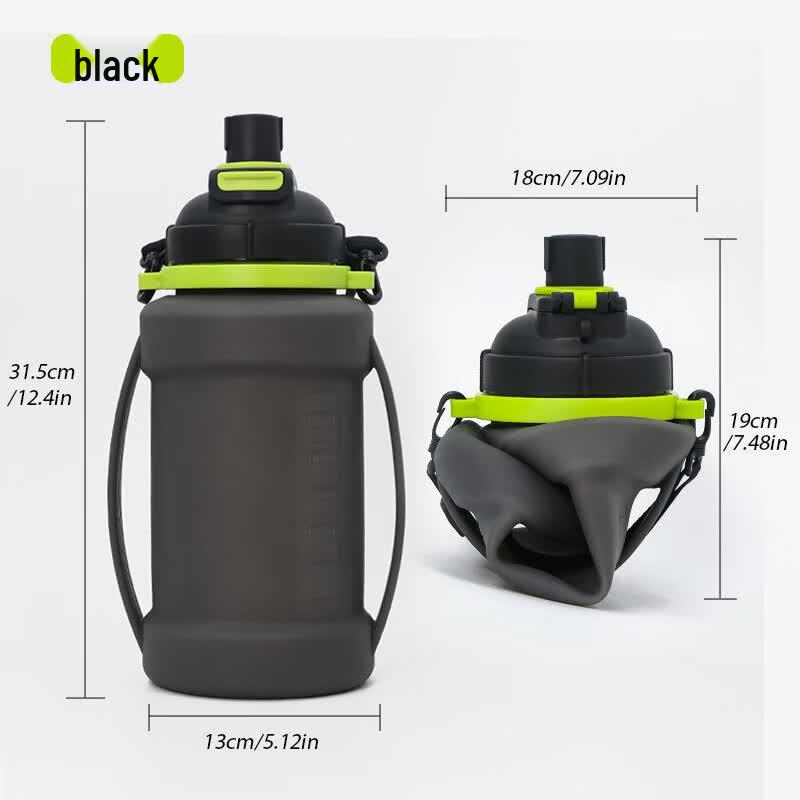 TOMIC Foldable Silicone Sports Water Bottle