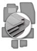 Gray Car Mats For: Nissan X-Trail III T32 FL 7 Seats (2017-2021)