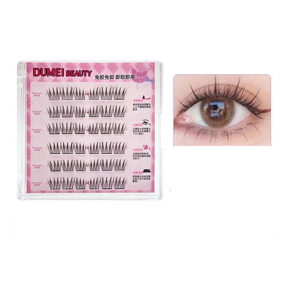 DIY Adhesive False Eyelashes Makeup False Eyelash Clusters Self-adhesive Lash Clusters Women/Girls