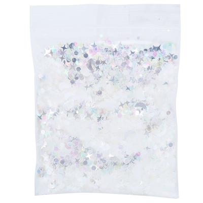 Star Sequins PET Silver Mixed Fantasy Glitter for Body Face Hair Make Up Nail Art MHXK 008