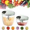 1pc Manual 600ml/900ml Vegetable Chopper Garlic Crush - Garlic, Onion & Herb Grinder for Kitchen Cutting Garlic, Household Use