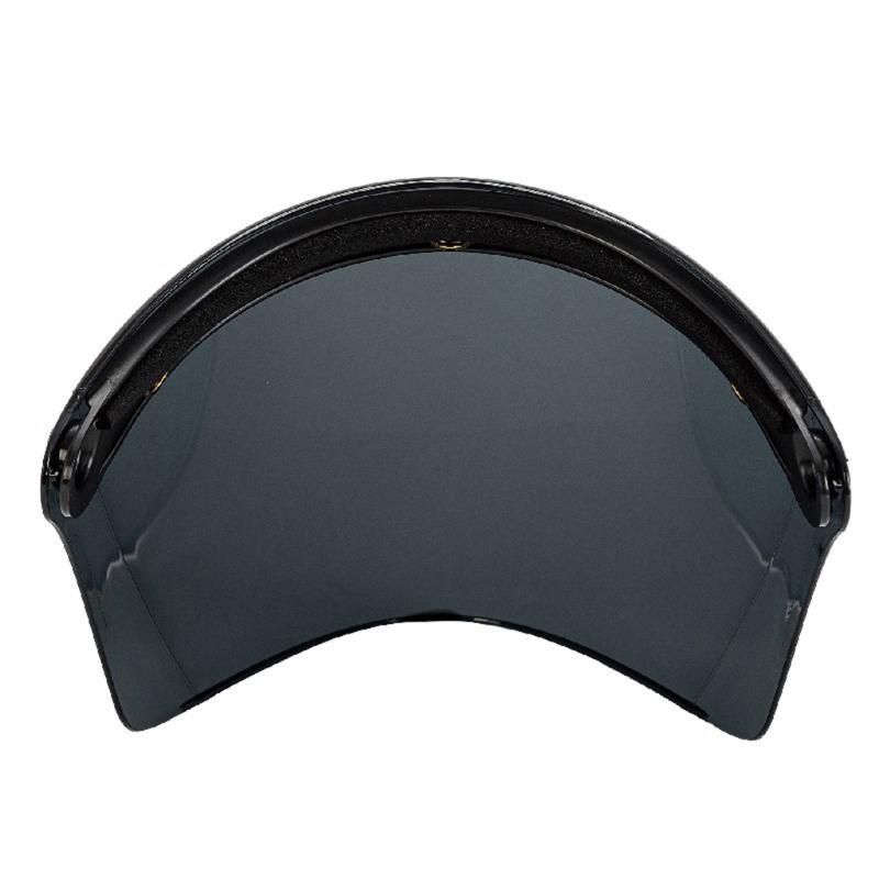 Universal Helmet Bubble Visor Shield 3-Snap Helmet for Peak Lens Odorless Retro