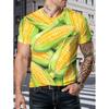 Fun Fruit Watermelon Pattern 3D Print Breatha Quick-Dry Men T-Shirt Outdoor Street Fashion Casual Leisure Parent-child Clothing