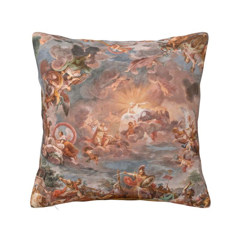 Custom Vintage Rose Victorian Angel Pillow Covers Home Decoration Luxury Cushion Cover Square Pillowcase