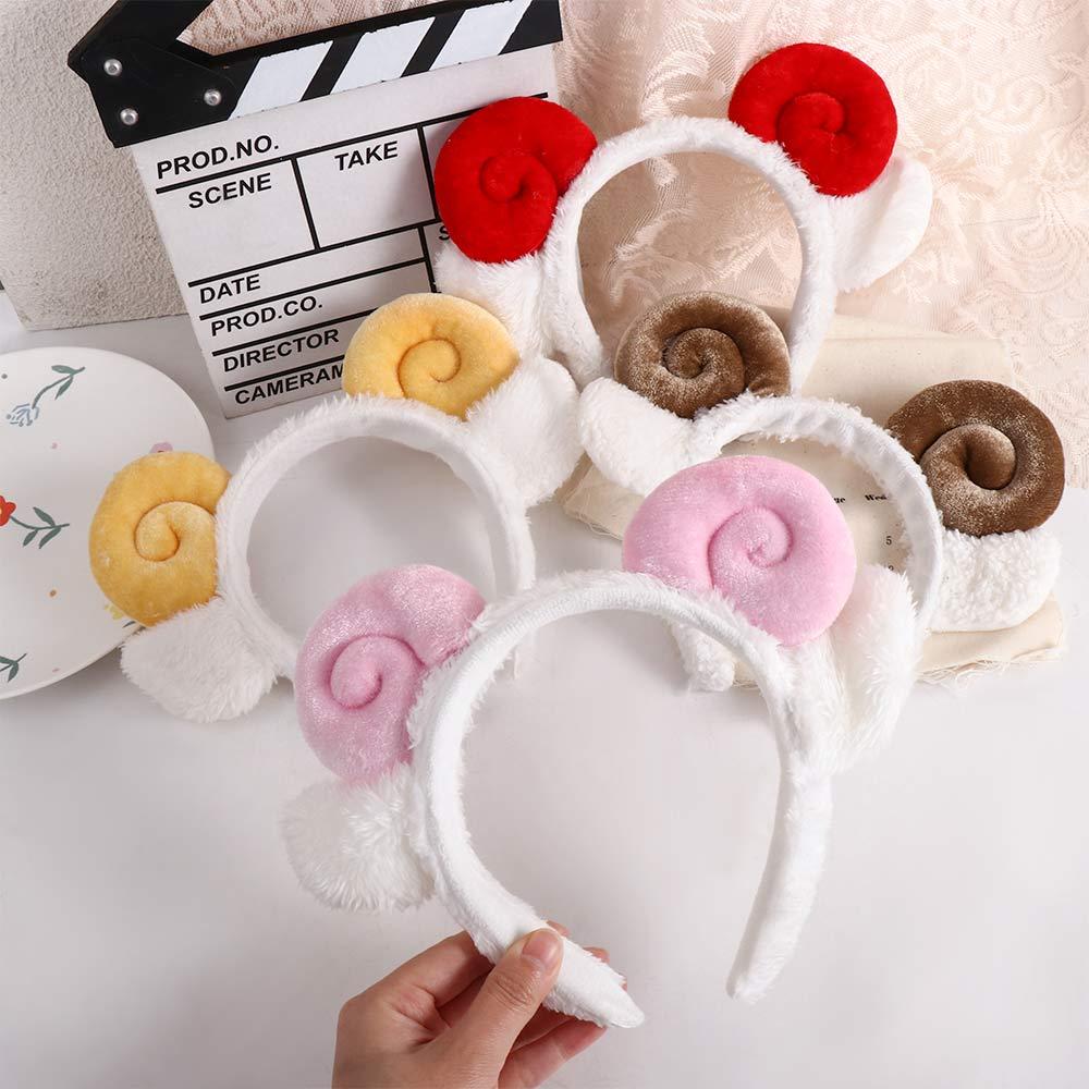 Cute Cartoon Sheep Ear Korean Plush Lamb Headband Hair Hoop Hair Accessories