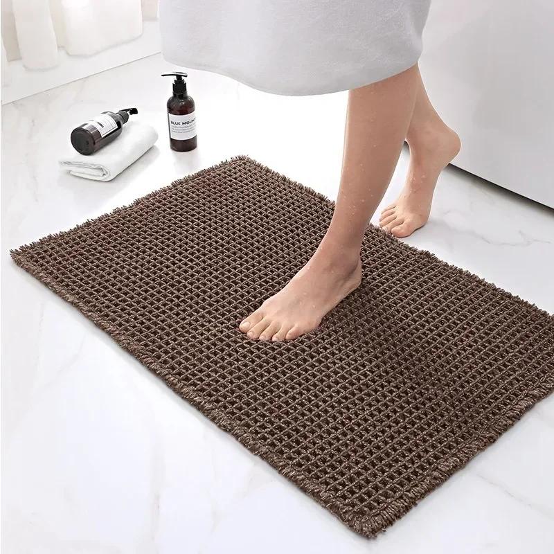1PC Super Absorbent Floor Mat, Super Absorbent Bath Mat, Super Anti Slip Bathroom Mats, Door Mats, Superfiber, Home Indoor Rugs