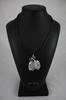 Bull Terrier, Bully II - Necklace with dog, silver-plated pendant for dog fan, unique jewelry by Art-Dog brand
