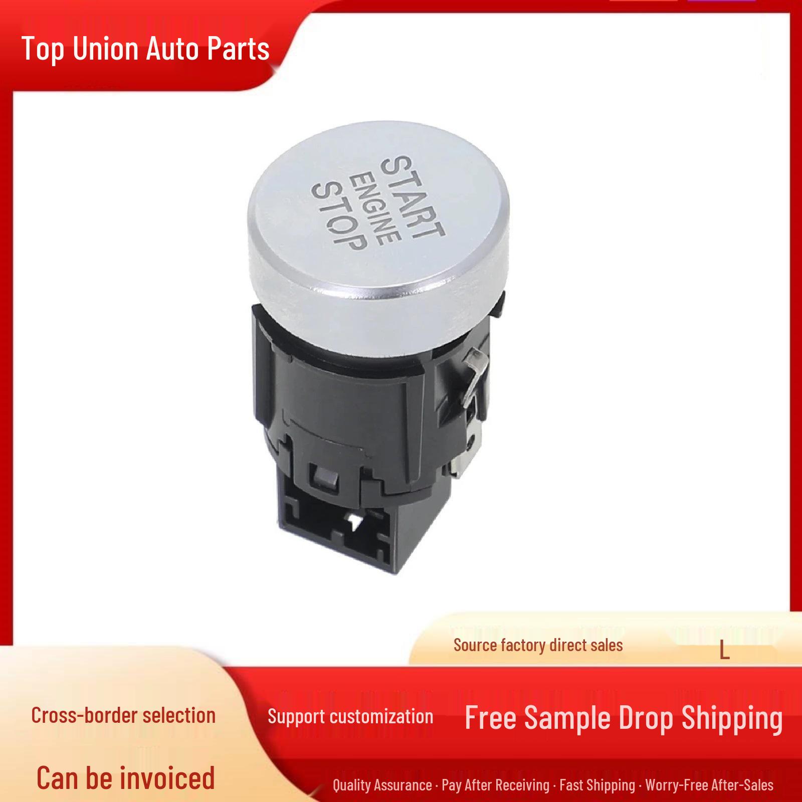 Compatible Volkswagen VW Ignition System 7P1905217A: One-Key Start Switch YC