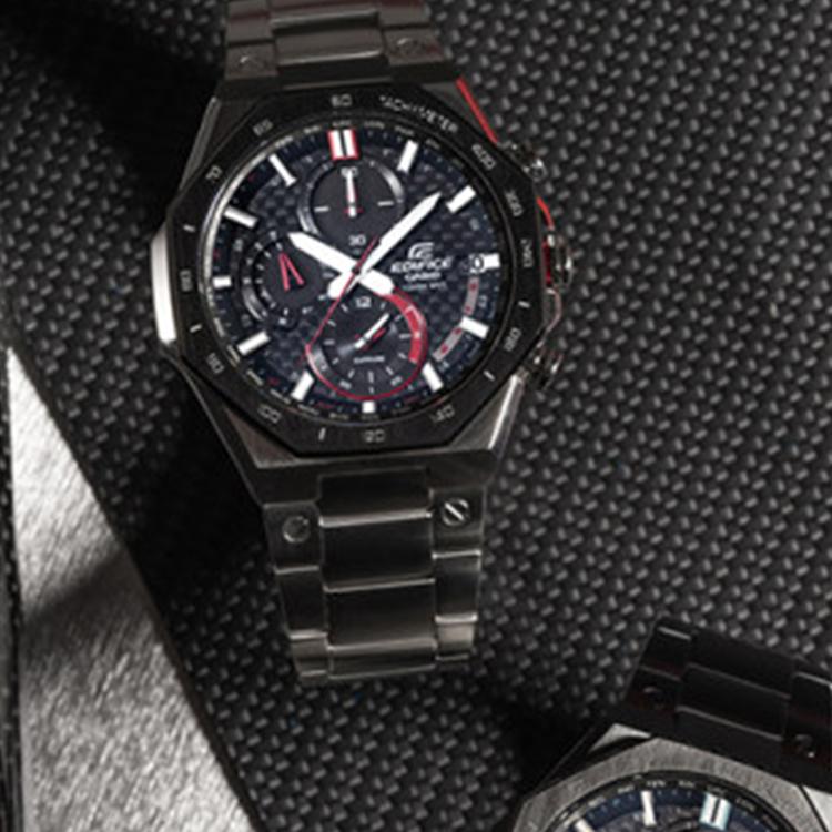 CASIO Men EDIFICE Black Watch EQW-A2100 EQW-A2100