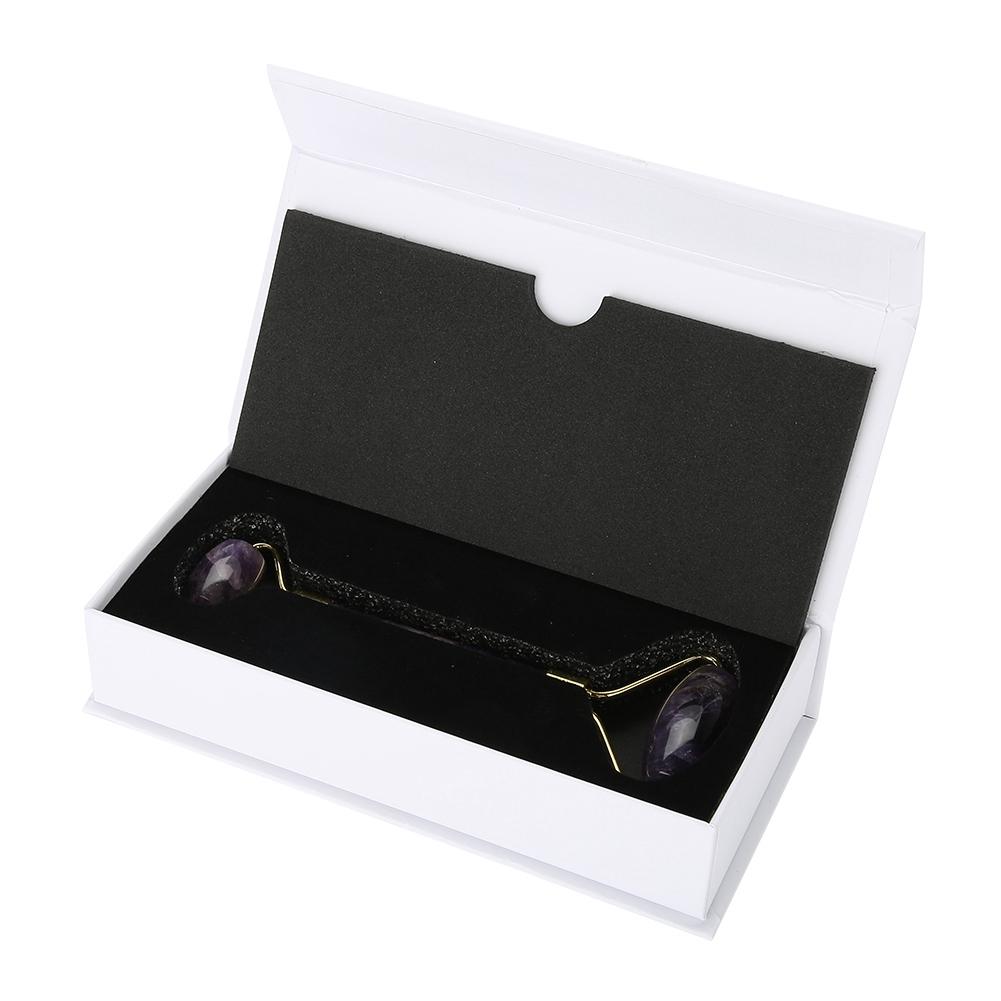Natural Jade Roller Massage Amethyst Facial Massage Anti Wrinkle Anti Aging for Face Eyes