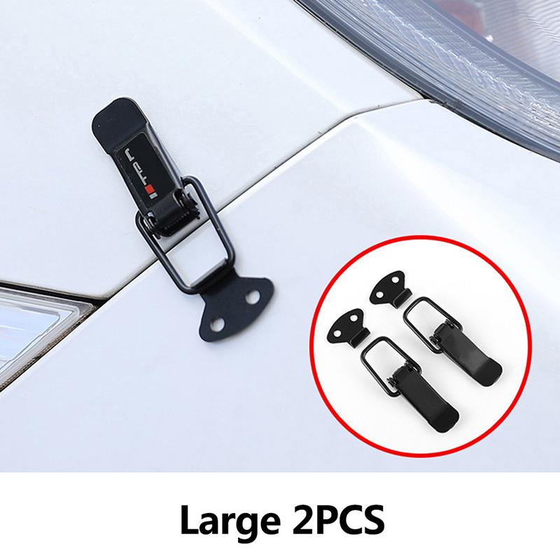 1Pair Auto Bumper Clip Hasp Fastener Clip Universal Security Hook Lock Clip Kit