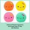Ei Ball Hundespielzeug Quietsch Süße Ei Puppenform Haustier Kauen Latex Gummi Ei Lustig Vierfarbig Hund Quietschball Für Geburtstage Weihnachten