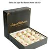 Shiyijue 8-Ball Billiards Ball Set with Super Blue Diamond Cue Ball