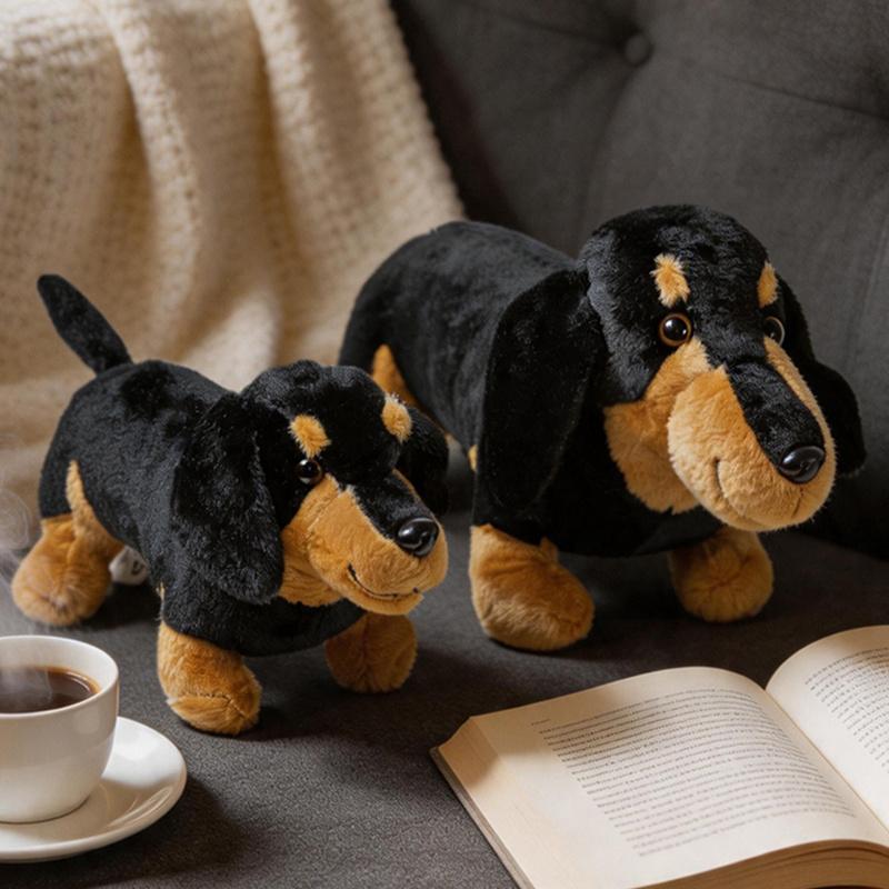 1 Stück Kawaii Dackel Plüschtiere Niedliche Hunde Puppe Gefülltes Weiches Tier Spielzeug Für Geburtstagsgeschenke