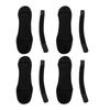 4 Pcs Palm Protector for Hand Adjustable Soft Non Slip Palm Guard Hand Cushion Black