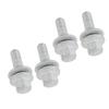 4 Pcs Wheel Bolt Nut Metal 540567 Long Durability Car Wheel Bolts Replacement for 206 207 208 308