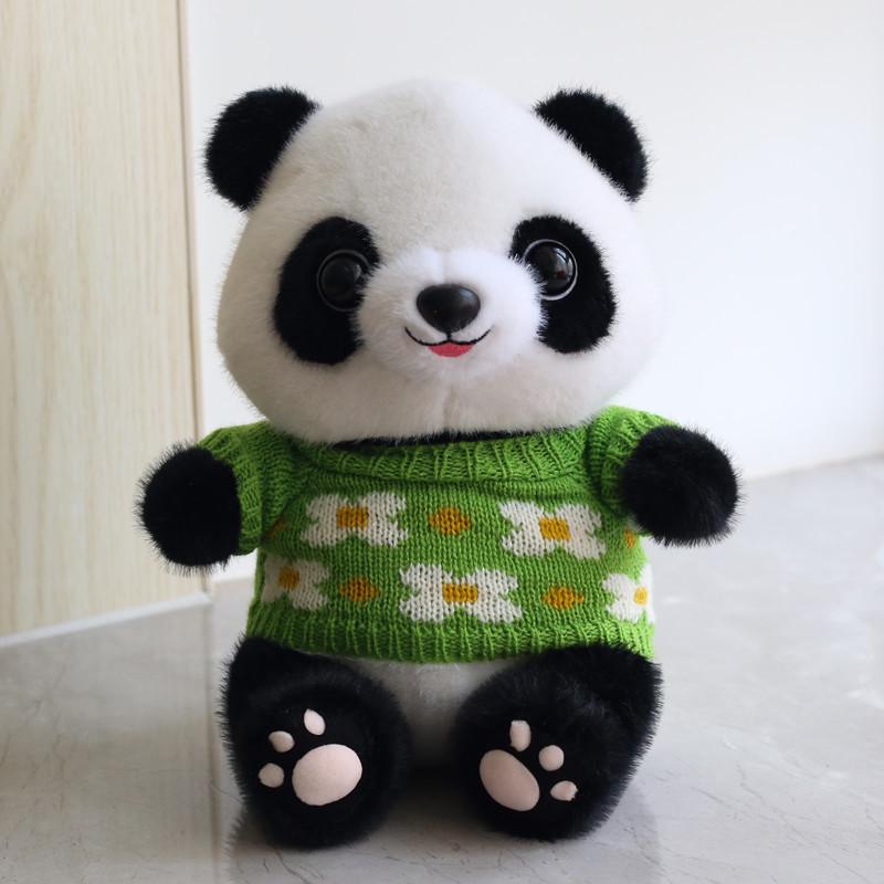 Adorable Giant Panda Plush Toy - Realistic Stuffed Animal for Kids
