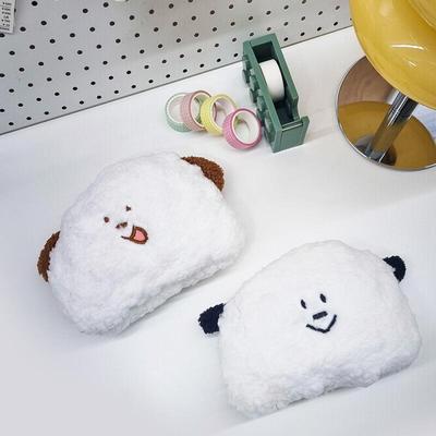 Mini Smile Character Soft White Pouch