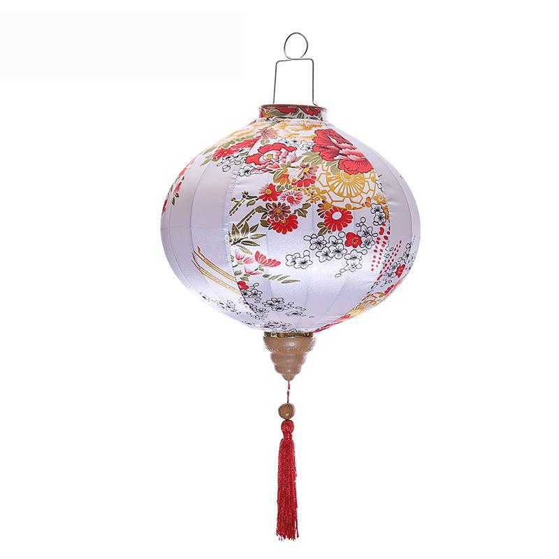 12inch Chinese Silk Lantern Ancient Style Vietnam Palace Lantern Restaurant Tea Room Mid Autumn Festival Party Decor Lantern 12 inch