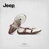 Jeep Women's Retro Mary Jane Ballet Flats