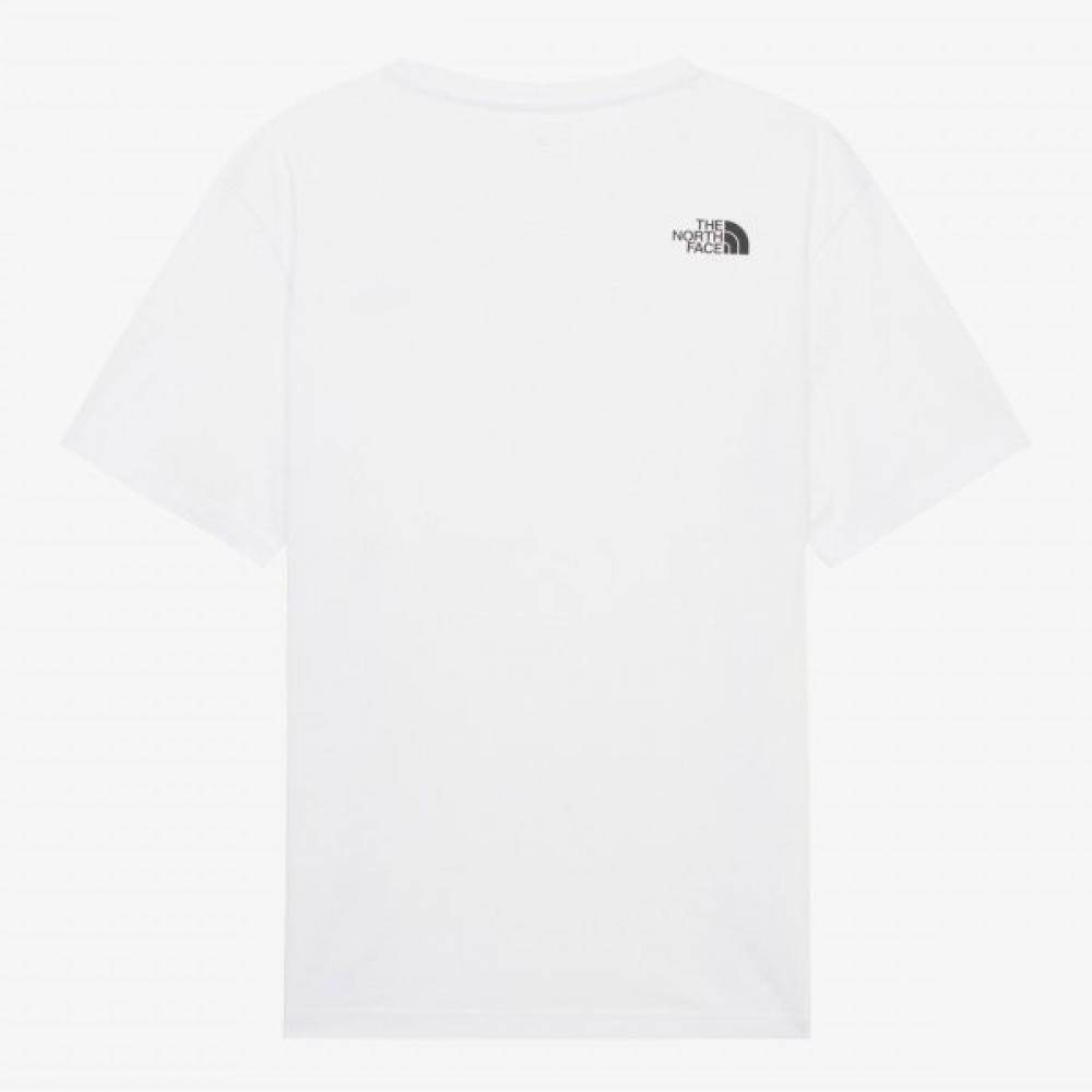 The North Face Men S baSic ShorT Sleeve T ShirT whiTe nT7ur08b