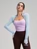 Sporty Long Sleeve Yoga Dance Cardigan Shrug