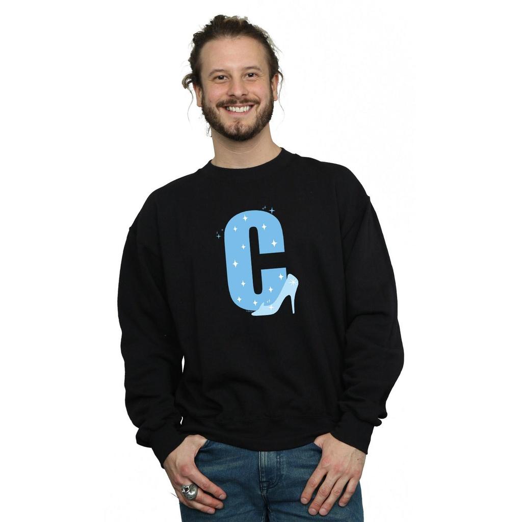 Disney Mens Alphabet C Is For Cinderella Sweatshirt