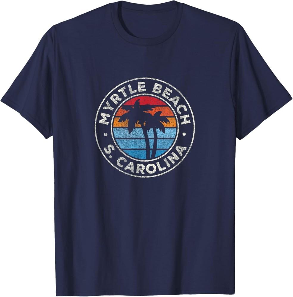 Myrtle Beach South Carolina SC Vintage Graphic Retro 70s T-Shirt Unisex T-Shirt XXXXL