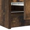 TV Cabinet Smoked Oak Finish 60 x 35 x 54 cm Particleboard