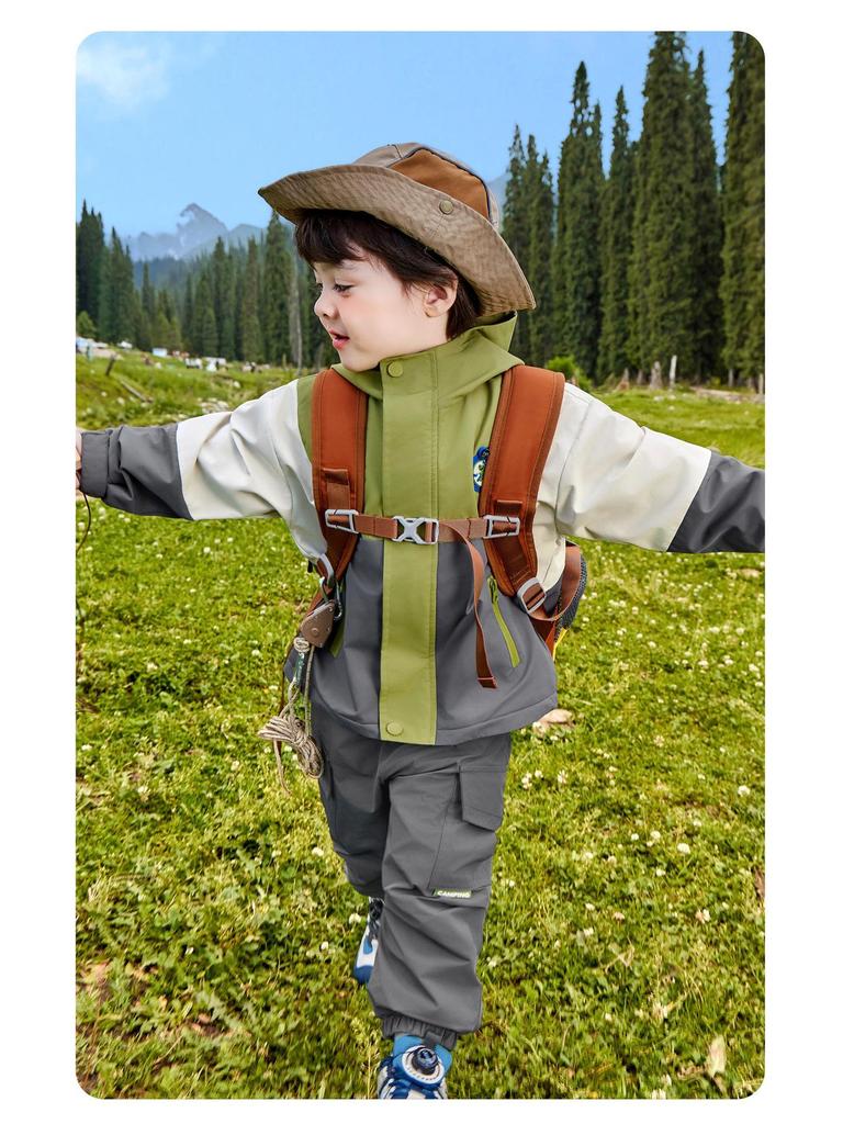 Right European Boys' Fleece-Lined Winter Jacket - Thick Warm Cotton Clothing for Toddlers