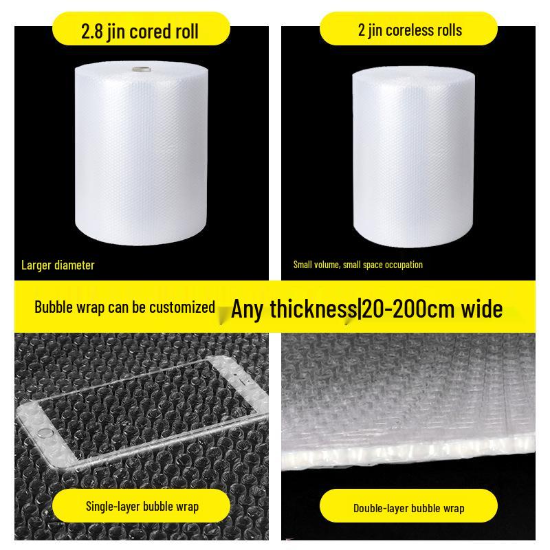 Thickened Shockproof Foam Packaging Bubble Wrap Roll 30x50