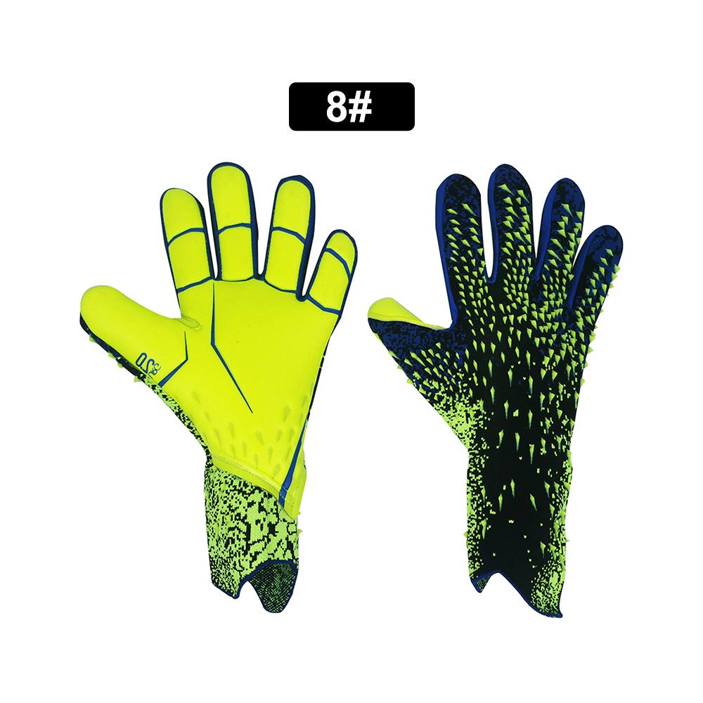 Goalkeeper Gloves Strong Grip for Soccer Goalie Goalkeeper Gloves with Size 6/7/8/9/10 Football Gloves for Kids Youth and Adult