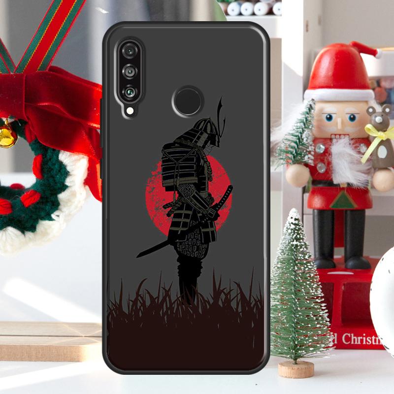 Japanese Samurai Warrior For Huawei Nova 7i 8i 11i 12i 12s Y73 Y70 Y90 Y60 Y72 Y61 Y91 9 10 SE P30 Pro P40 Lite Case