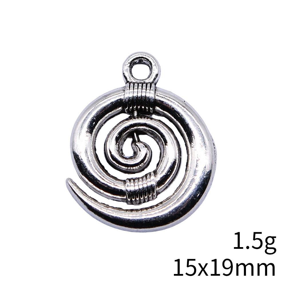 Mother's Day Charms For Bags Wave Water Drop Swirl Charms Pendant Audience Bag Pendant