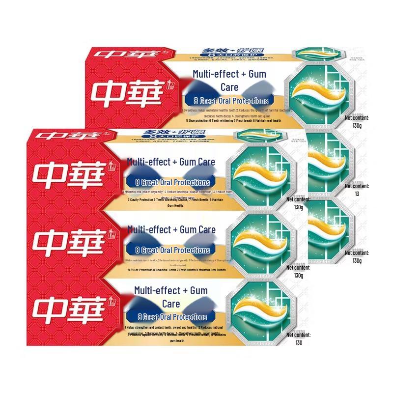 

Zhonghua Multi-Effect Gum Care Fresh Mint Toothpaste (6x130g)
