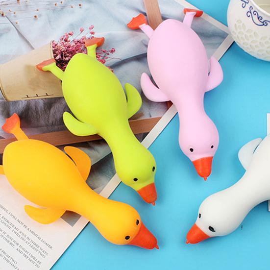Decompression Toy Quick Recovery Cute Funny Animal Doll Pinch Toy Relieve Stress Soft TPR Cartoon Flour Duck Vent Toys Squeeze