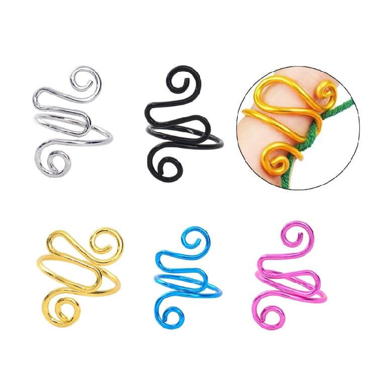 3Pcs Knitting Crochet Loop Rings Adjustable Crochet Rings for Finger Yarn Holder